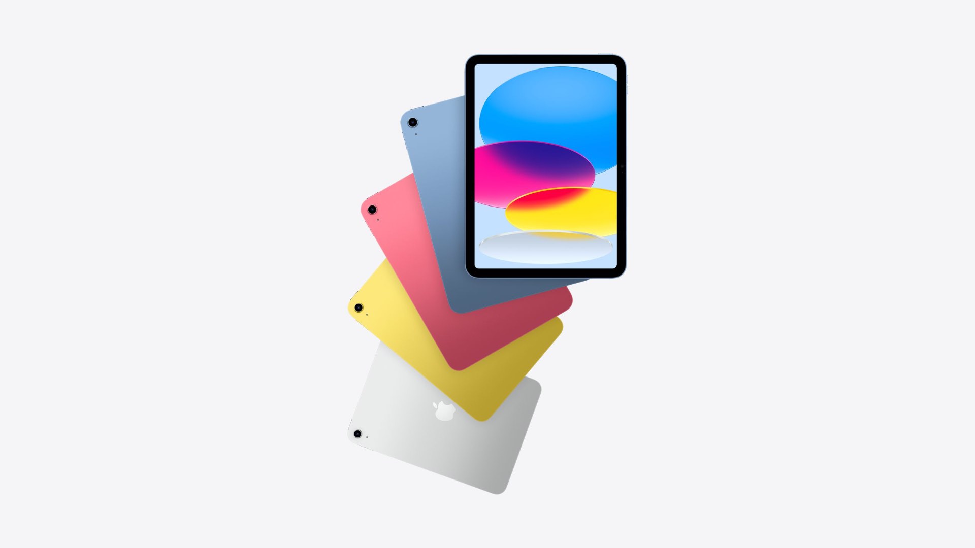 Éventail d'iPad de couleurs différentes reconditionnés